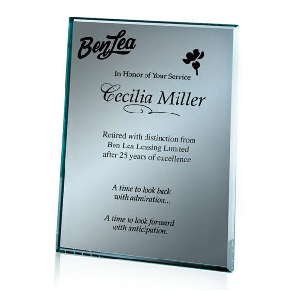 Mirror Plaque - Silver
