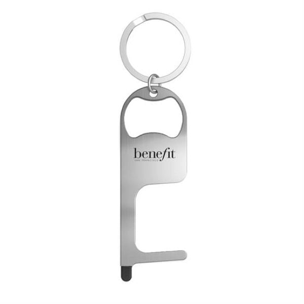 Stainless Steel No Touch Tool With Stylus And Bottle Opener