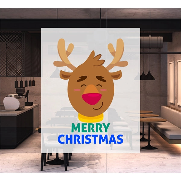 Front Adhesive Printed Frosted Decals - (12" x 12")