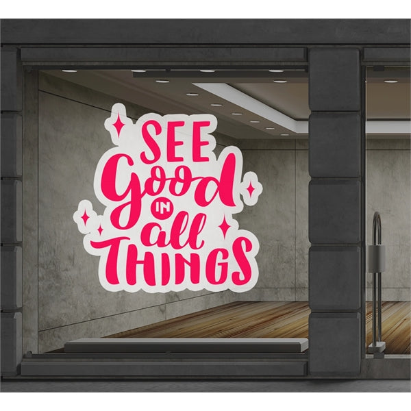 Die-Cut Frosted Decals ( 12" x 12" )