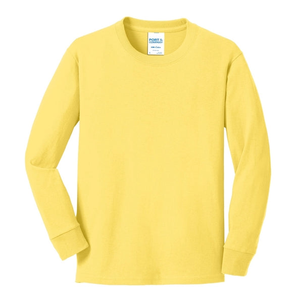 Classic Style Long Sleeve Cotton T-Shirt