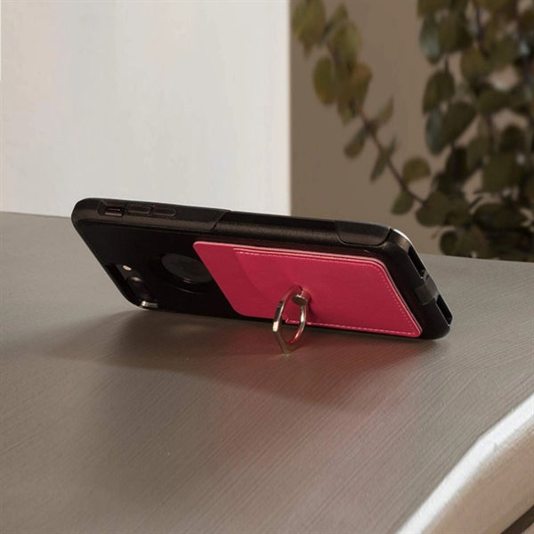 Smartphone Wallet with Ring Phone Stand