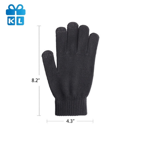 Screen Touch Winter Warm Knit Gloves