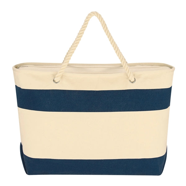 Large Cotton Tote Bag with Rope Handles