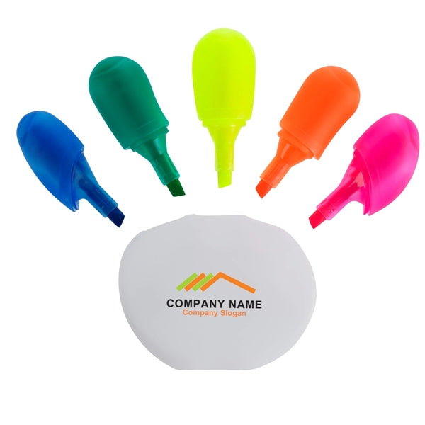 5 Highlighters in One Pen.