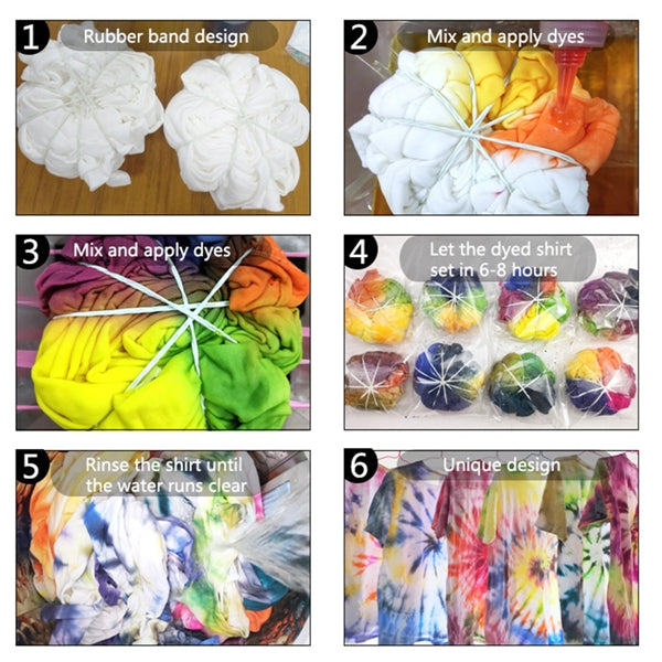32 Colors Tie Dry DIY Kit