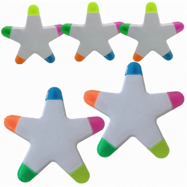 Highlight Pens Markers Star Shape