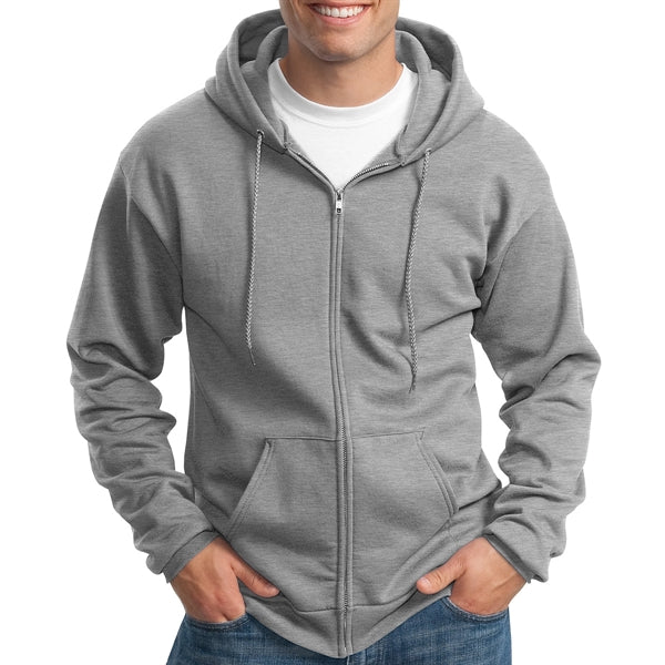Stylish Full-Zip Hooded Sweatshirt