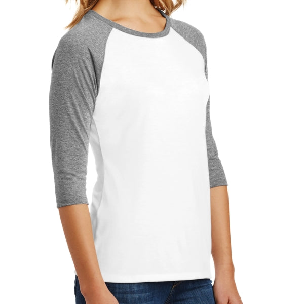 Ladies 3/4 Sleeve Raglan