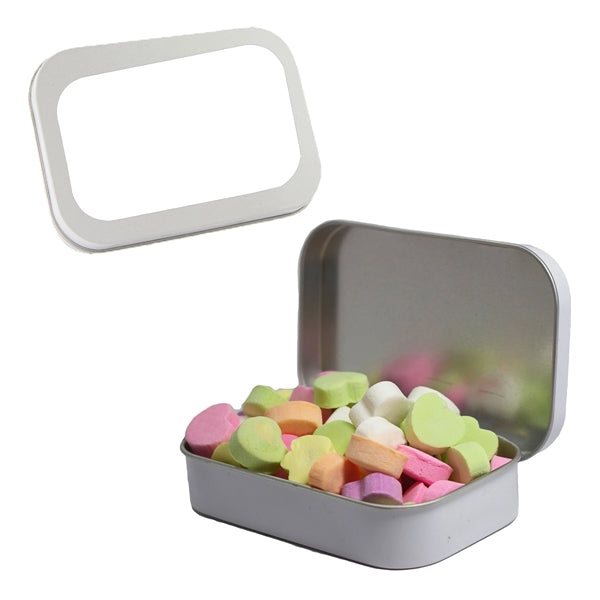 Large Hinged Tin with Gourmet Treats