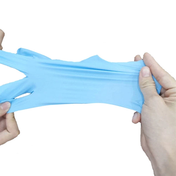 Blue Latex Disposable Gloves