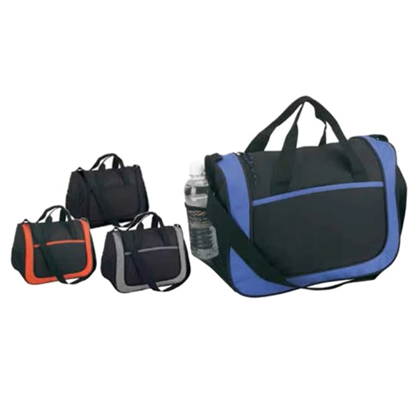 Two tone portfolio mesh bottle holder