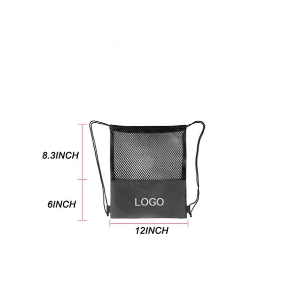 Stitched drawstring backpack
