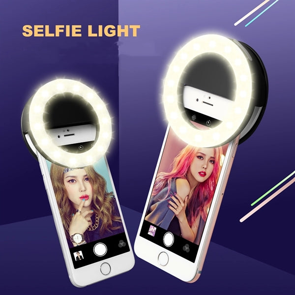 Portable Selfie LED Ring Light For Mobil phone