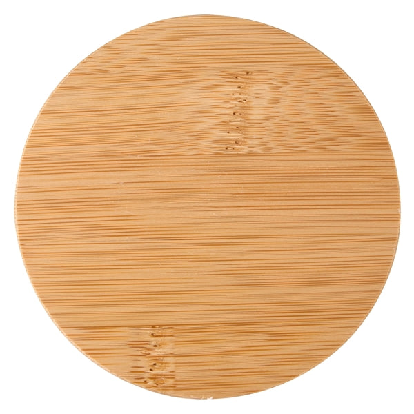 Bamboo Lid-Covered Glass Container