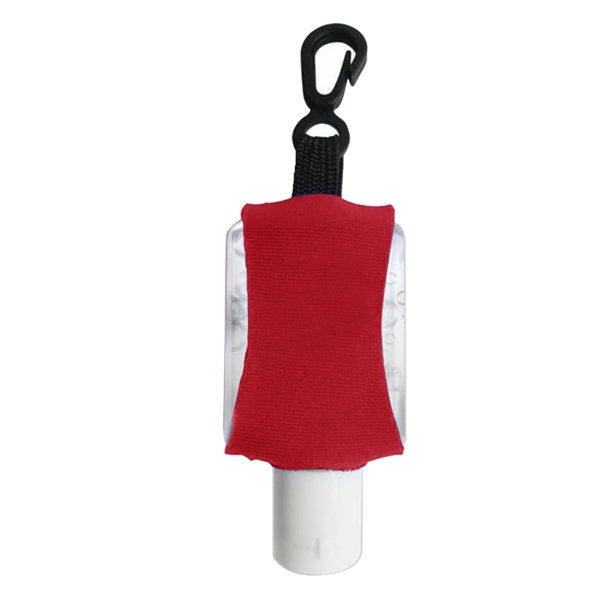 Travel Hand Sanitizer in Leashed Neoprene-Made Sleeve