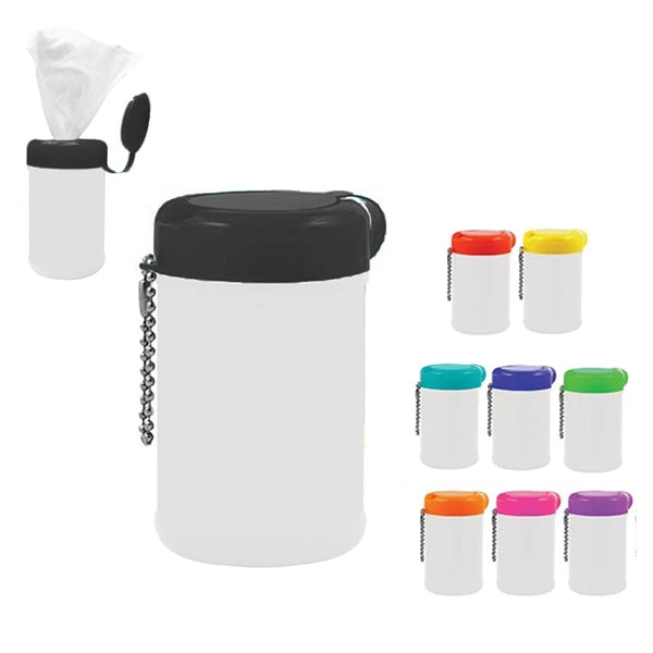 Custom Portable Wet Wipes in a Canister