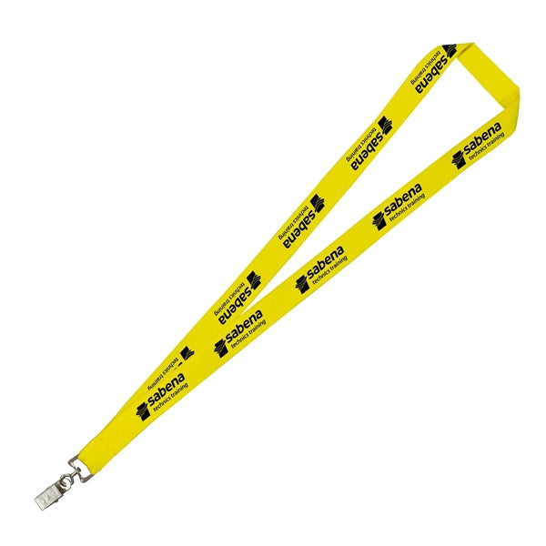 3/4" Overseas Silkscreen Lanyard