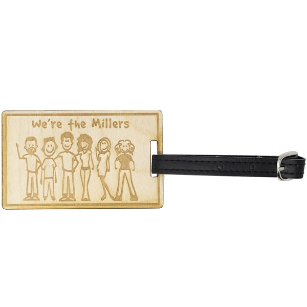 Wood Luggage Tags