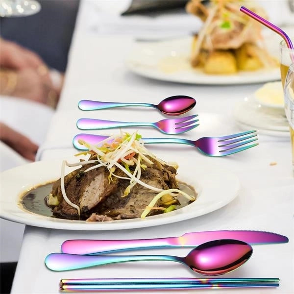 STAINLESS STEEL CUTLERY SET IN POUCH