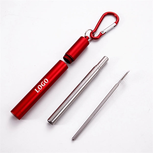 Telescopic Metal Straw with Case