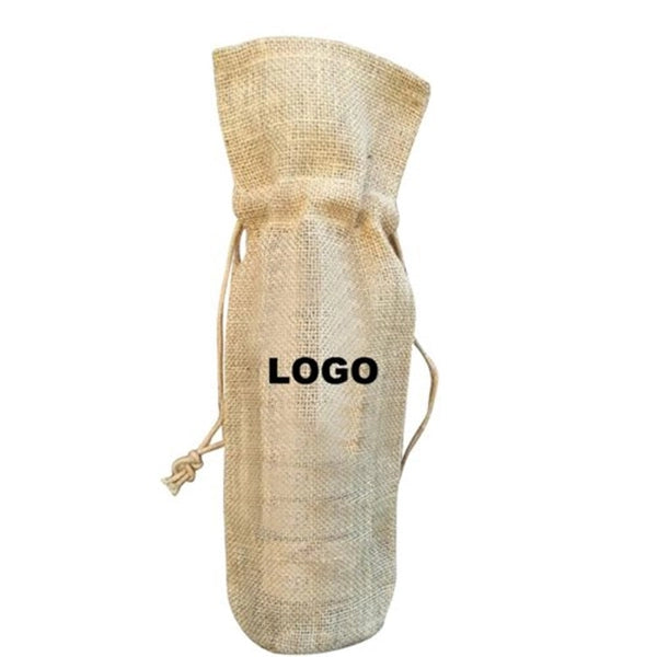 Burlap Wine,Gift Bag,Hostess Gift-B