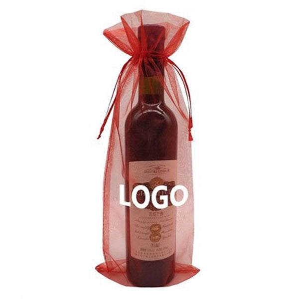 Organza wine bag