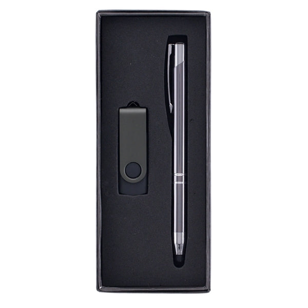 Custom Tres Chic Stylus Pen with 8GB Flash Drive Gift Set
