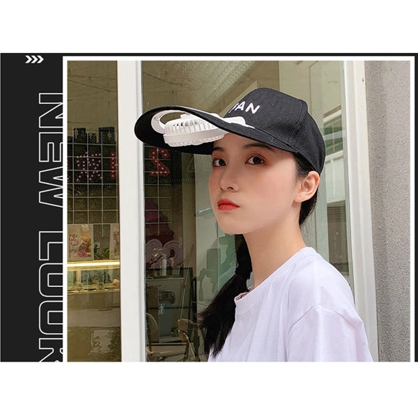 Summer Fan Cooling Baseball Hat