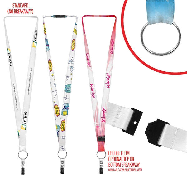 3/4" HD Sublimation Lanyard