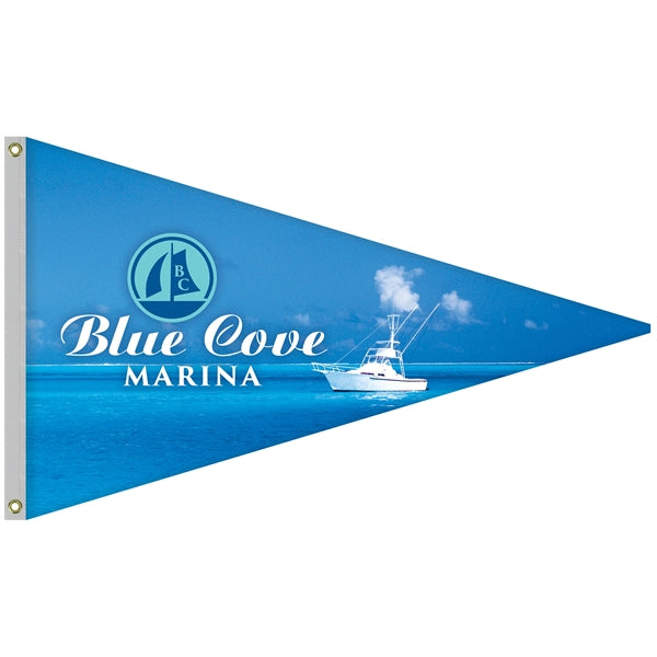 36" x 60" Single Reverse Knitted Polyester Pennant Boat Flag