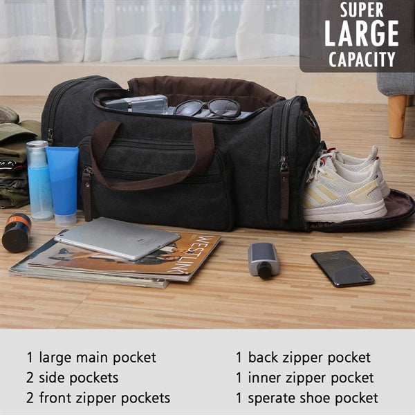 Canvas Travel Duffle Bag