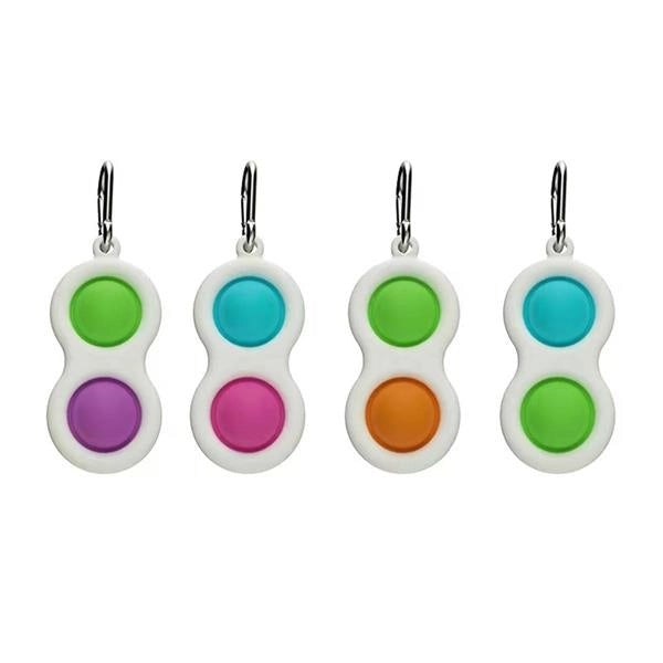 Fidget Toy Popper Keychain