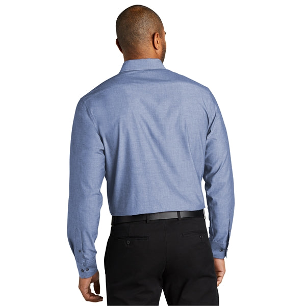 Port Authority Long Sleeve Chambray Easy Care Shirts 2.9 oz.