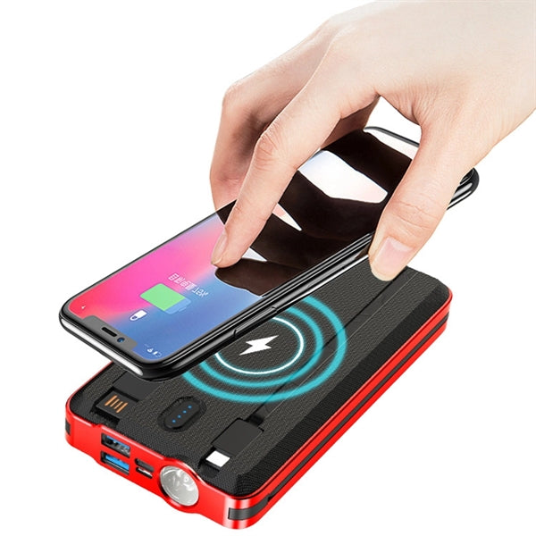 30000mAh Wireless Solar Charger Power Bank