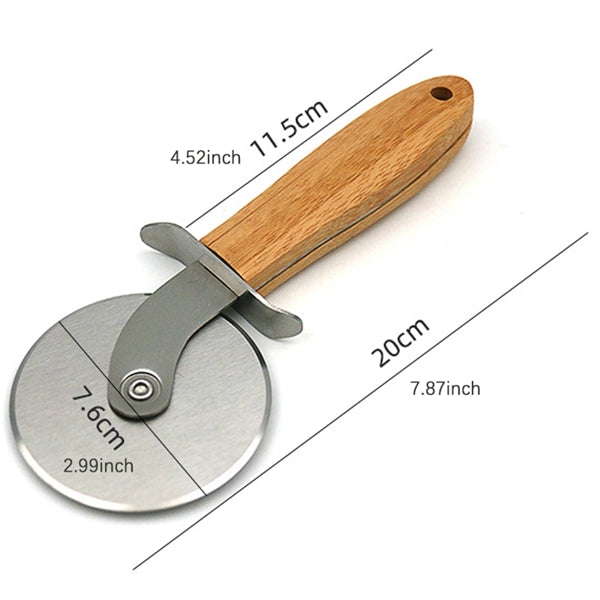 Bamboo Pizza Cutter Premium