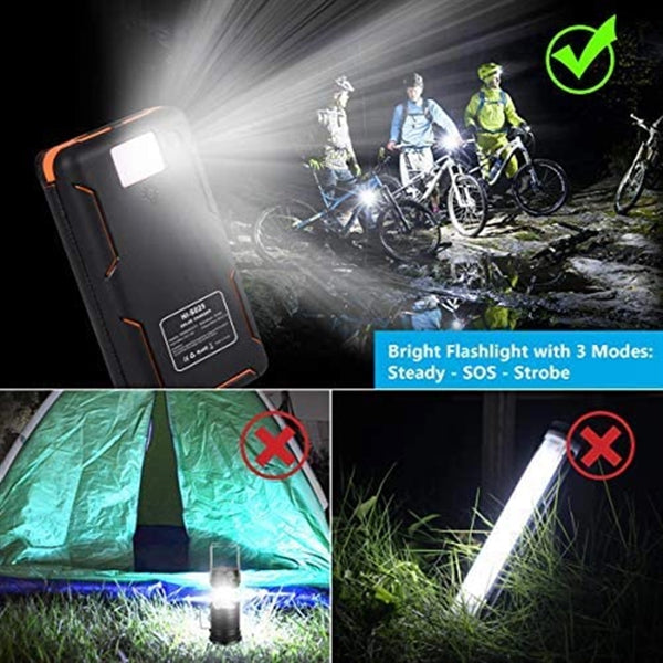 20000mAh Solar Power Bank