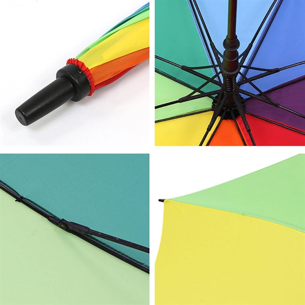 Long Handle Rainbow Umbrella