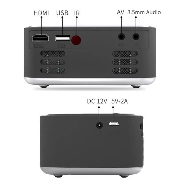 1080P HD Mini Portable Projector