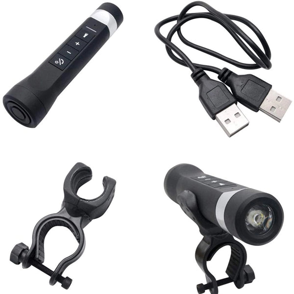 Multifuctiona Flashlight w/Power Bank & Wireless Speaker