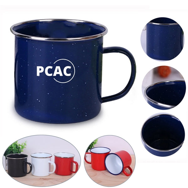 Custom Camping Mug/ Metal Campfire Mugs - 16 oz.