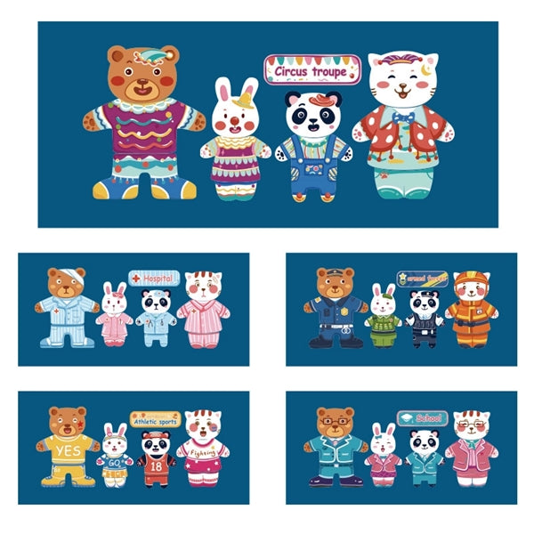 Bear Dress-Up Puzzle