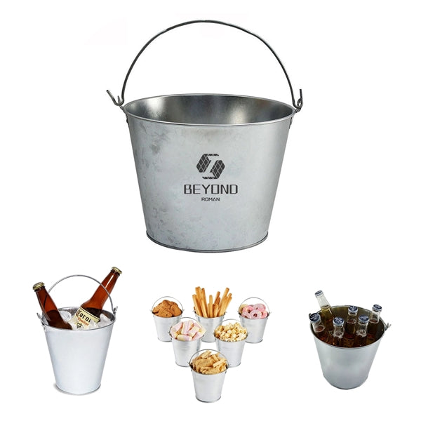 Large-Capacity High-Quality Iron Ice Bucket