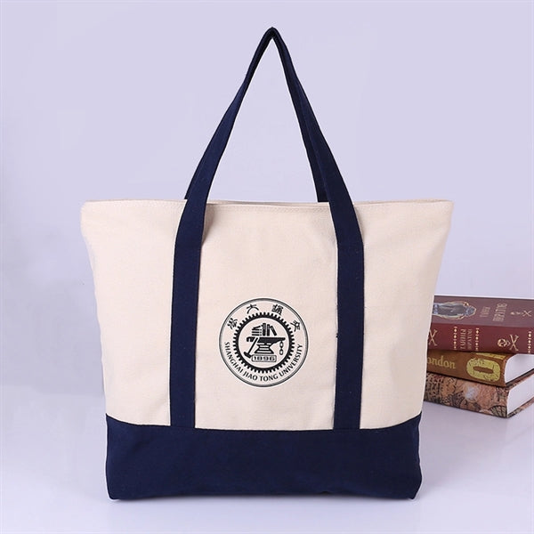 Premium Canvas Tote Bags With Front Pocket