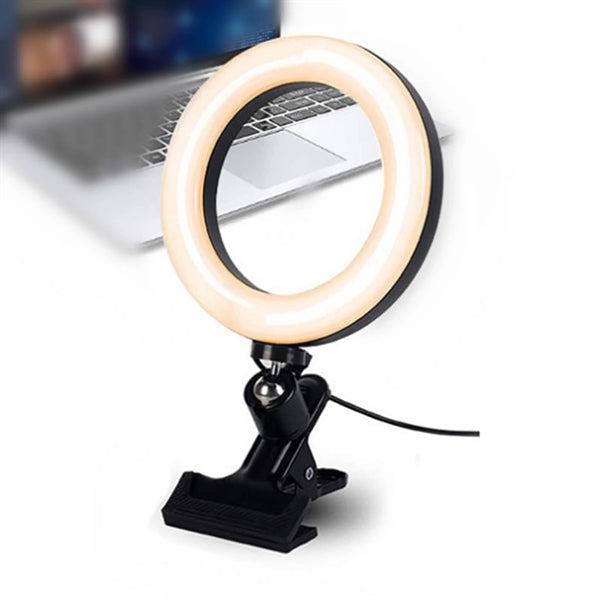 6 Inch Selfie Ring Light with Clamp