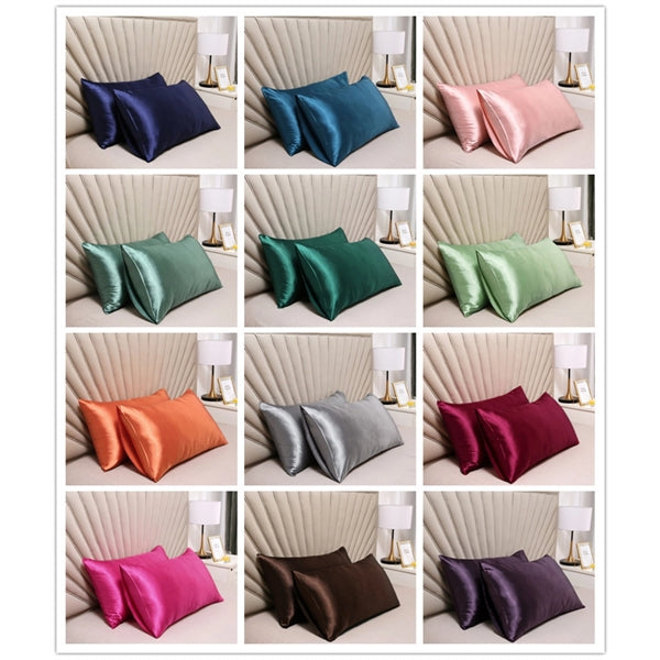 Soft Satin Pillowcase set 20''x 30"/ 2PCS