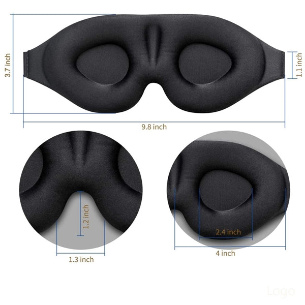 3D Contoured Sleeping Mask Blindfold