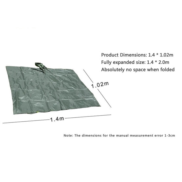 Camouflage Raincoat Poncho