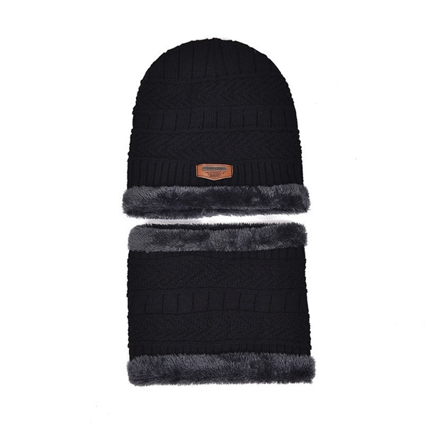 Winter Beanie Hat Scarf Set