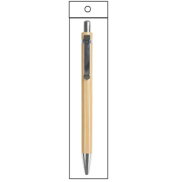 Bamboo Retractable Ballpoint Pen